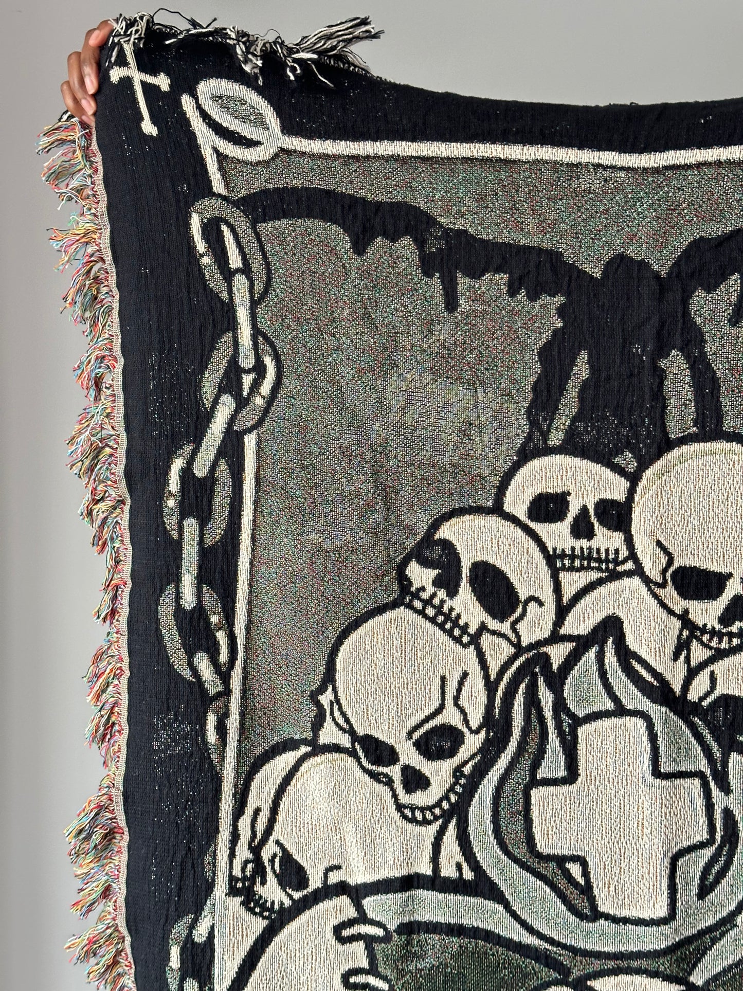 Death Book Woven Blanket *PRE-ORDER*