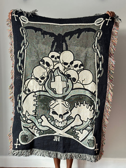 Death Book Woven Blanket *PRE-ORDER*