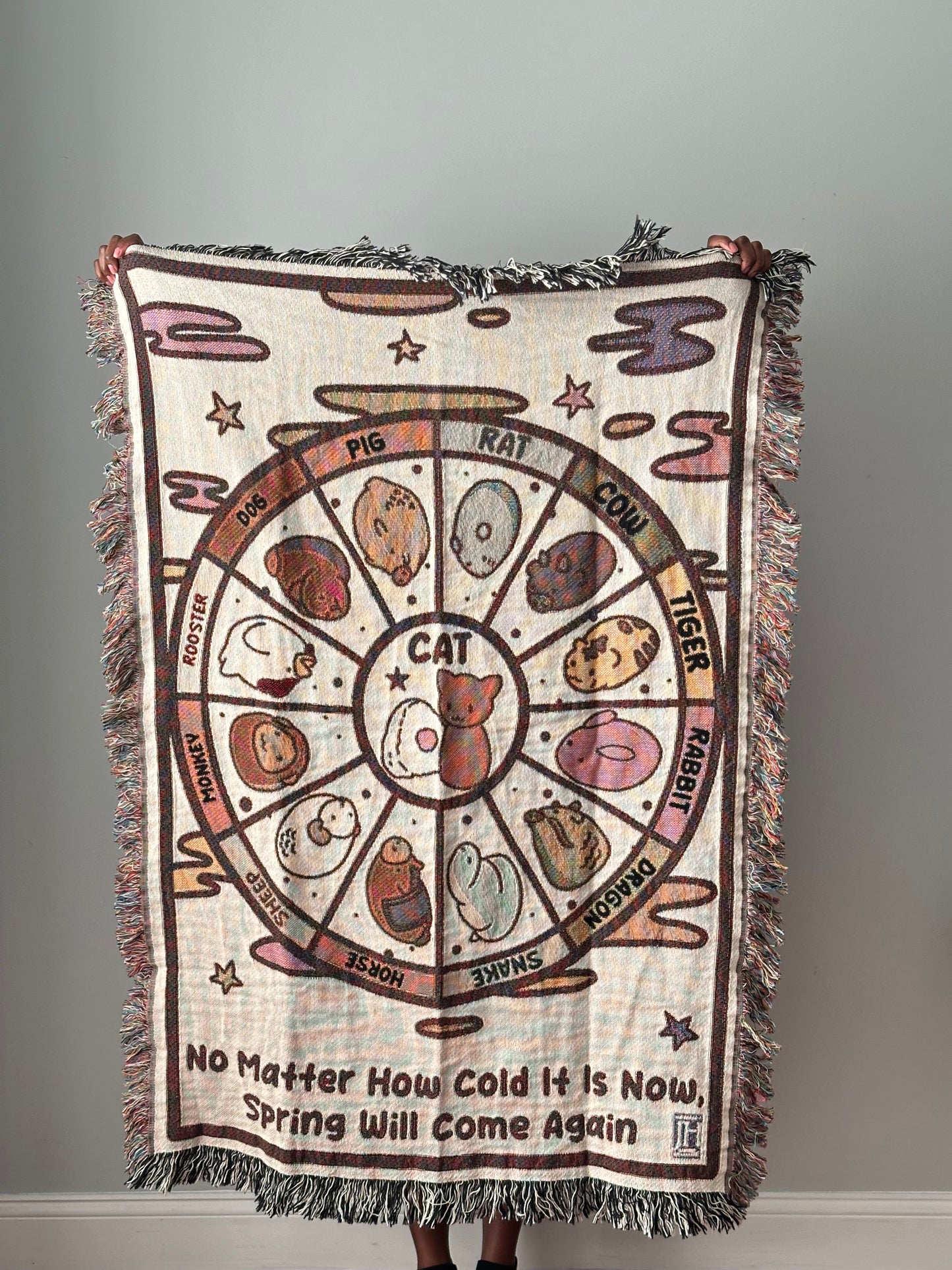 Fruba Chinese Zodiac Woven Blanket *PRE-ORDER*