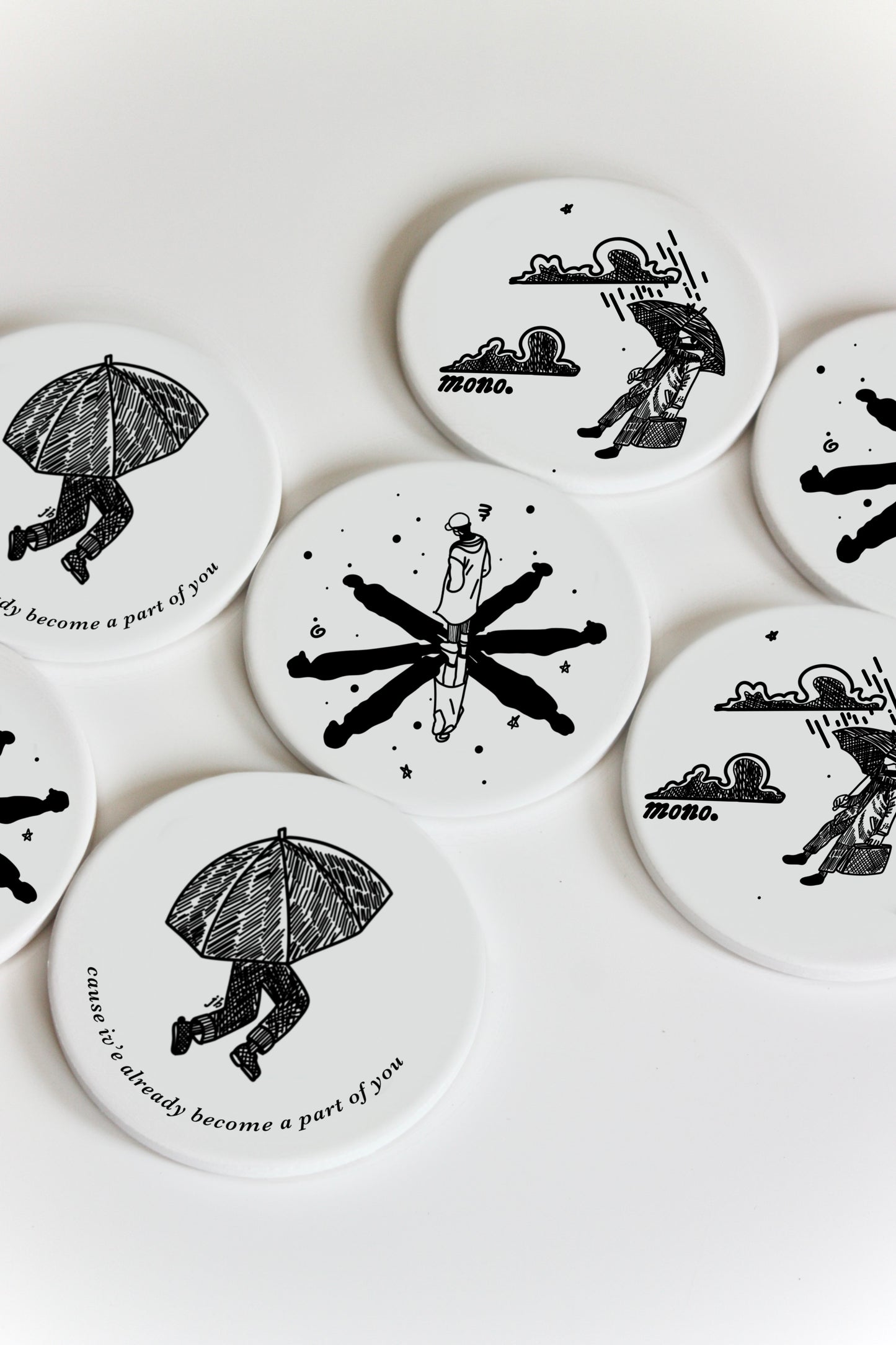 RM Mono Coasters
