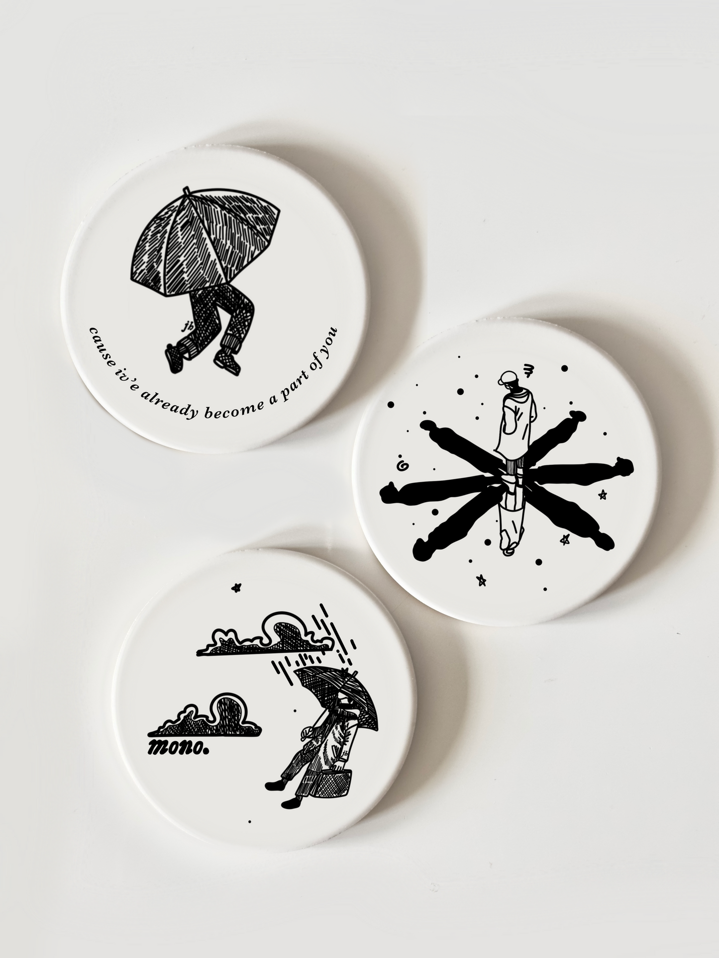 RM Mono Coasters