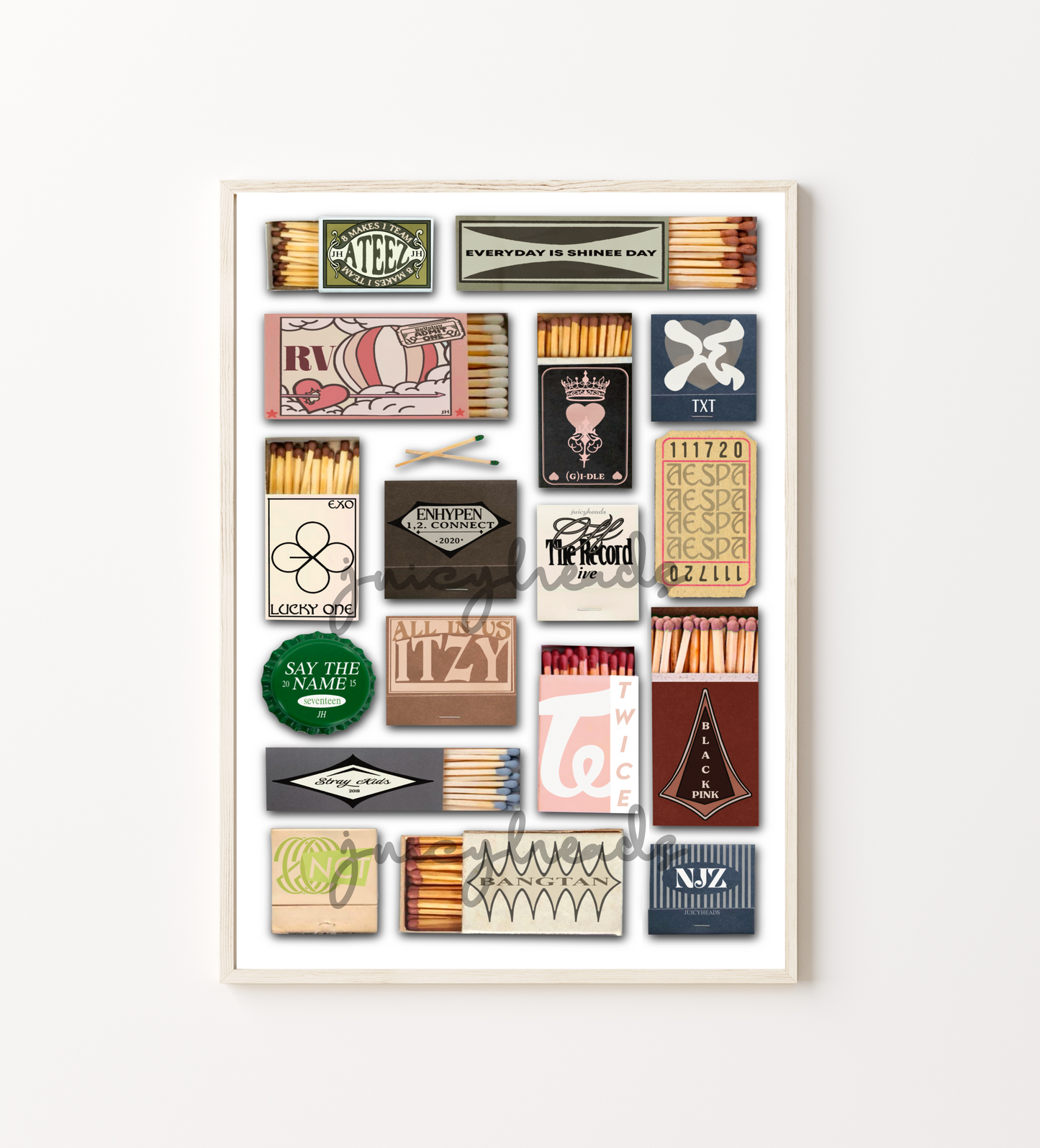 Kpop Matchbook Poster