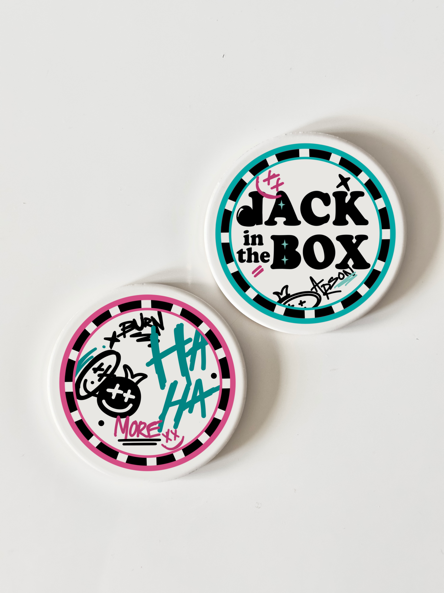 Jack in The Box Coasters