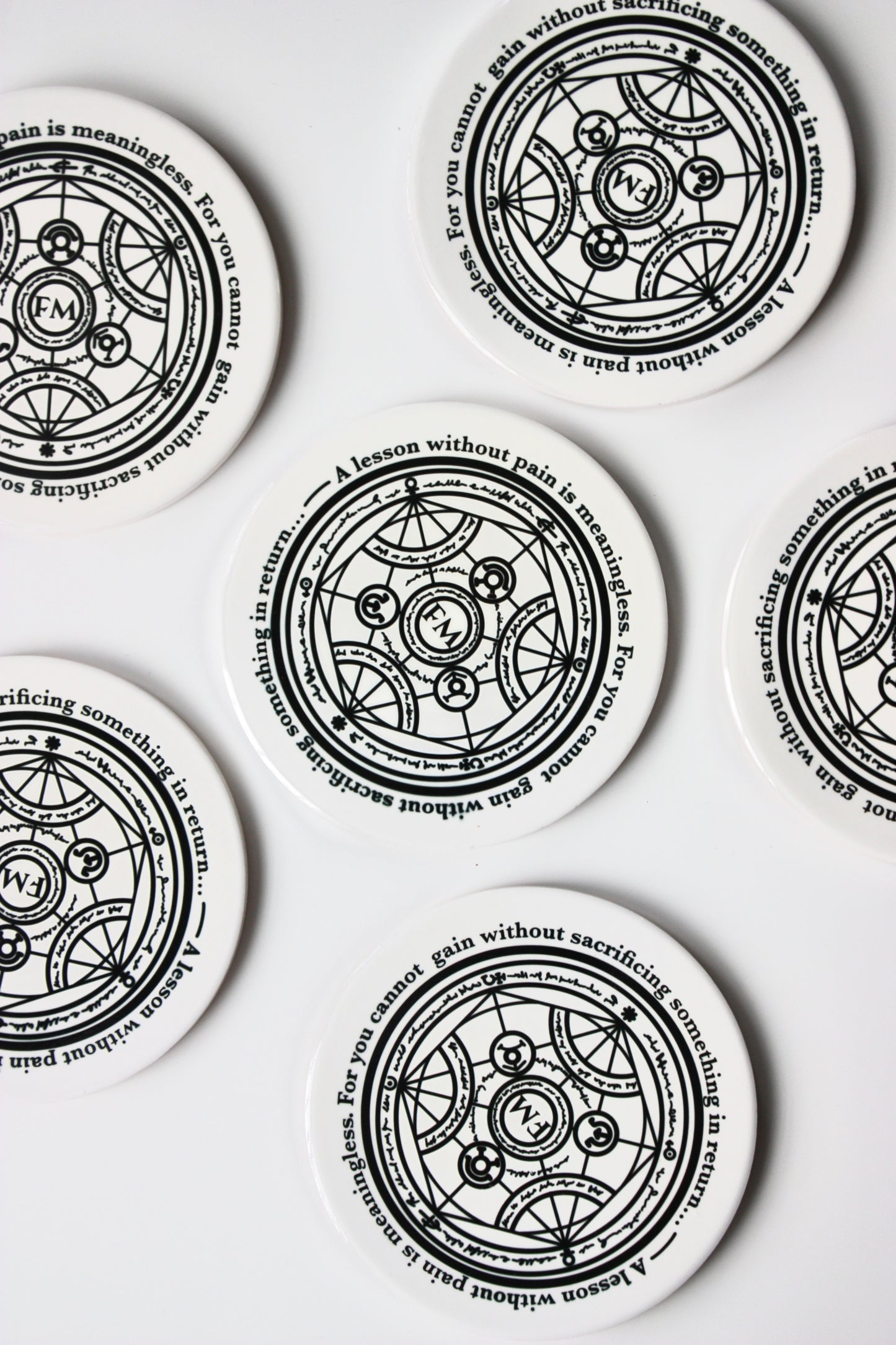 FMA Alchemy Coasters