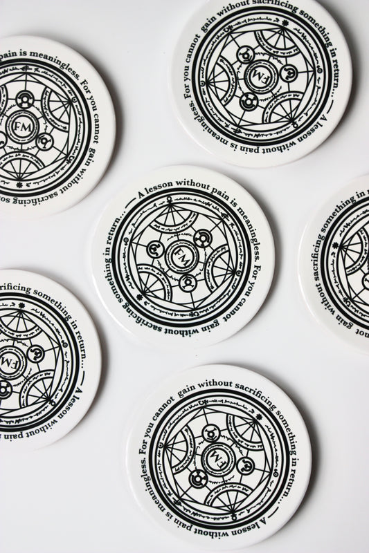 FMA Alchemy Coasters