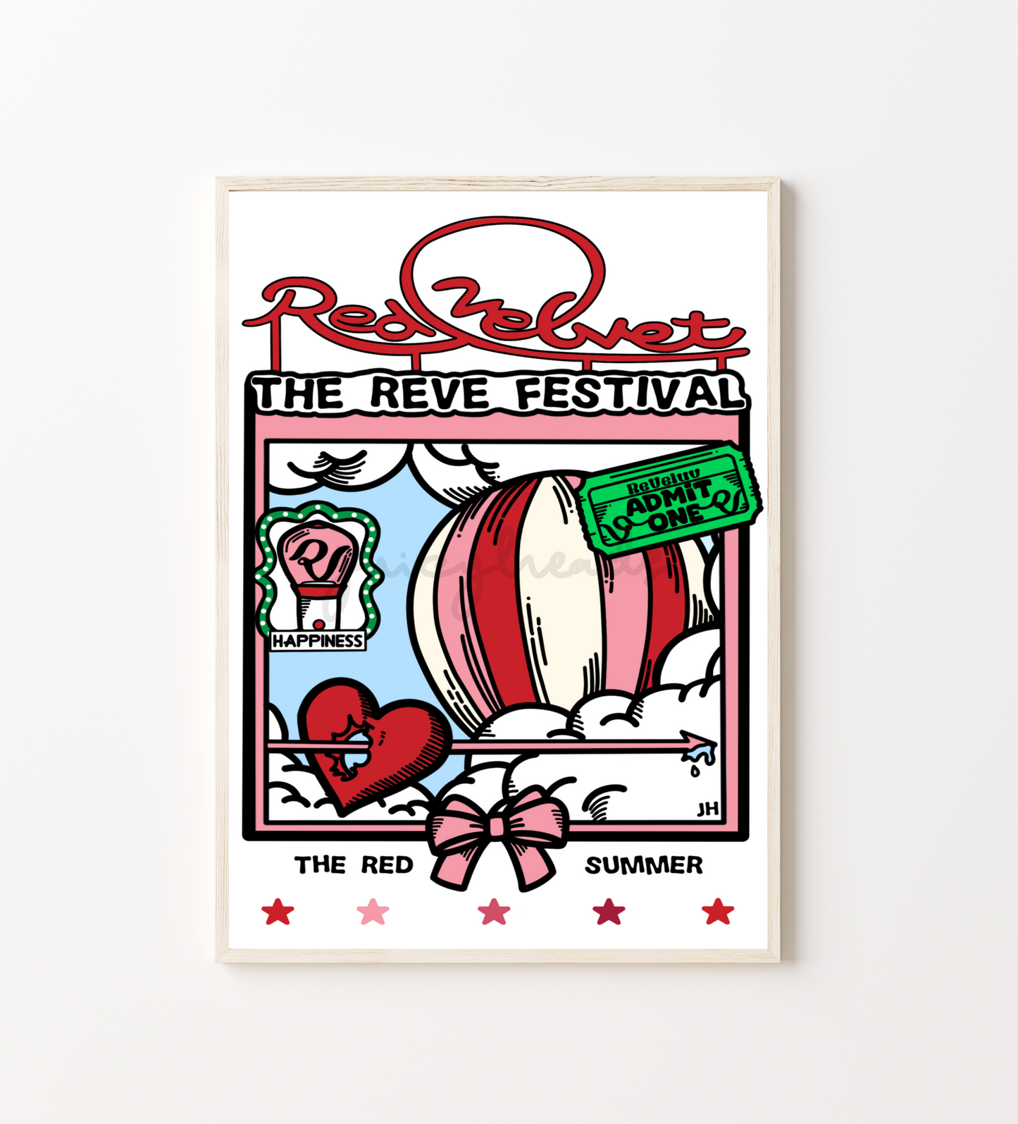 Red Velvet Reve Festival Poster