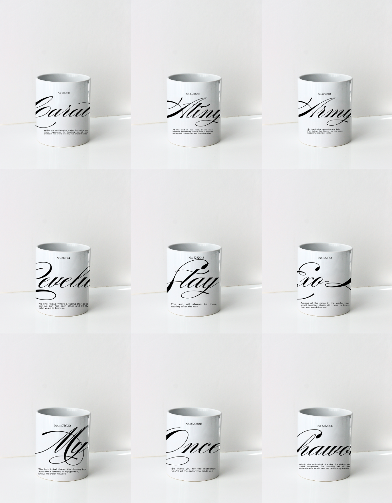 Fandom Handless Mug *Semi-Customizable*