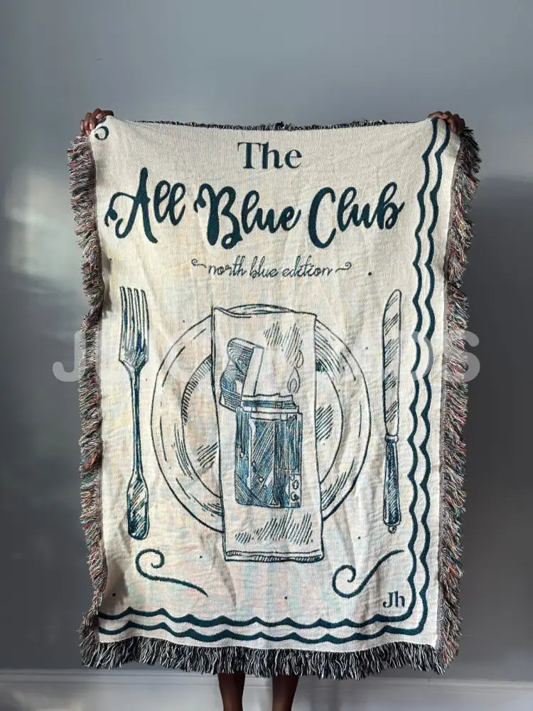 All Blue Woven Blanket *Pre-Order* Blankets