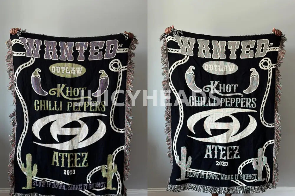 Ateez Bouncy Woven Blanket *Pre-Order* (Please Read Description Before Buying)