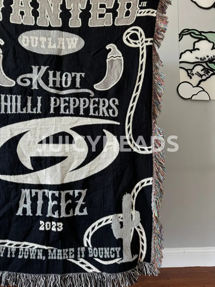 Ateez Bouncy Woven Blanket *Pre-Order* (Please Read Description Before Buying)