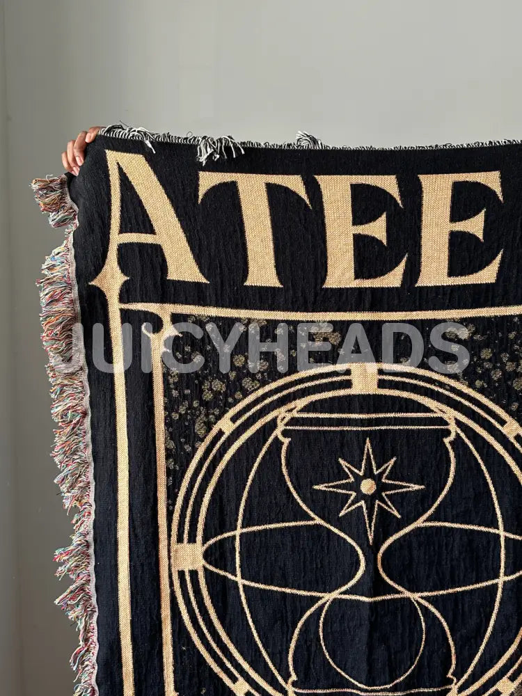 Ateez Hourglass Woven Blanket *Pre-Order* Blankets