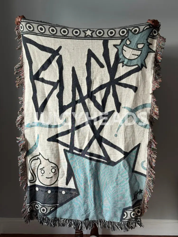 Black Star Woven Blanket *Pre-Order* (Please Read Description Before Buying) Blankets