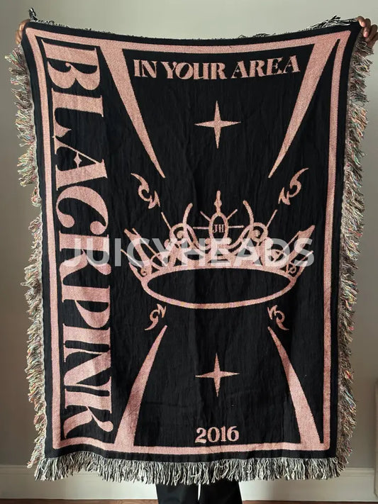 Blackpink Woven Blanket *Pre-Order* (Please Read Description Before Buying) Blankets