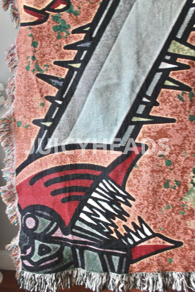 Chainsaw Woven Blanket *Pre-Order* (Please Read Description Before Buying)