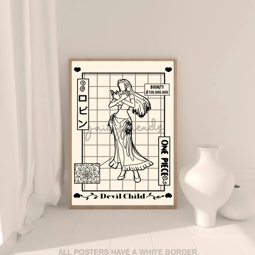 Cream & Black Crewmate Posters 4X6 / Archeologist Prints Visual Artwork