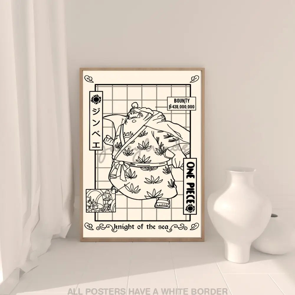 Cream & Black Crewmate Posters 4X6 / Helmsman Prints Visual Artwork