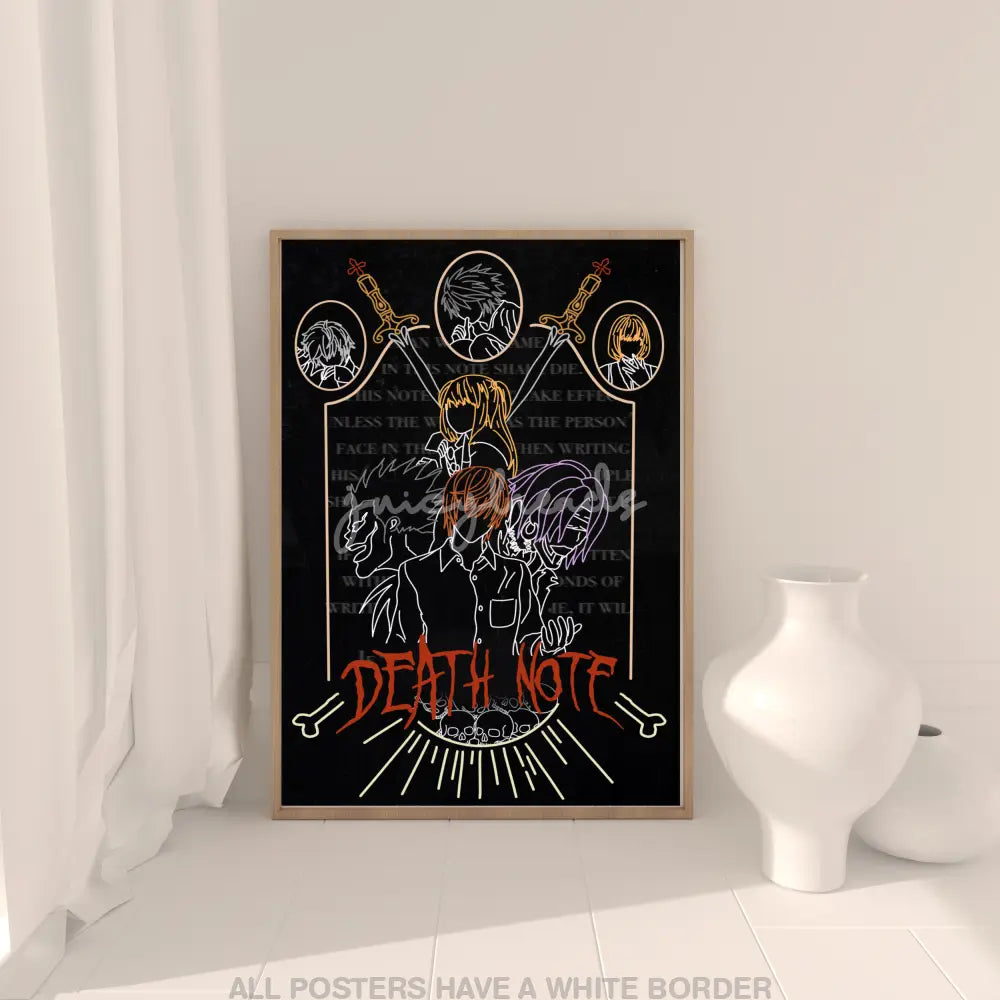 Death Book Poster Posters Prints & Visual Artwork