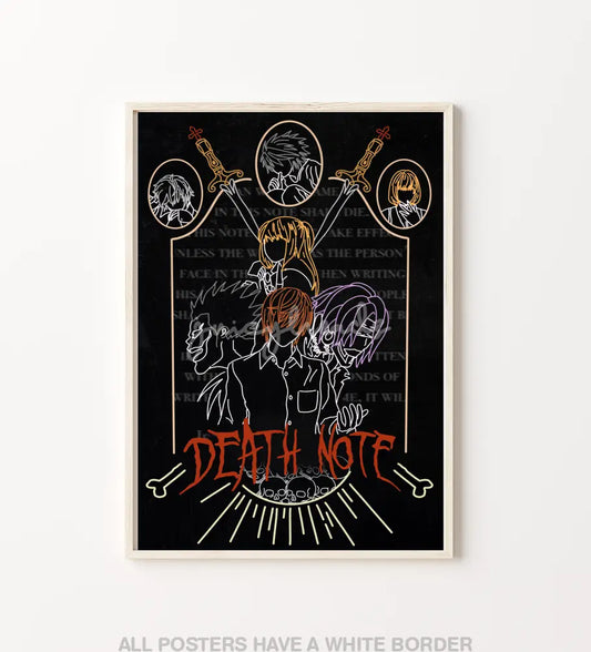 Death Book Poster Posters Prints & Visual Artwork