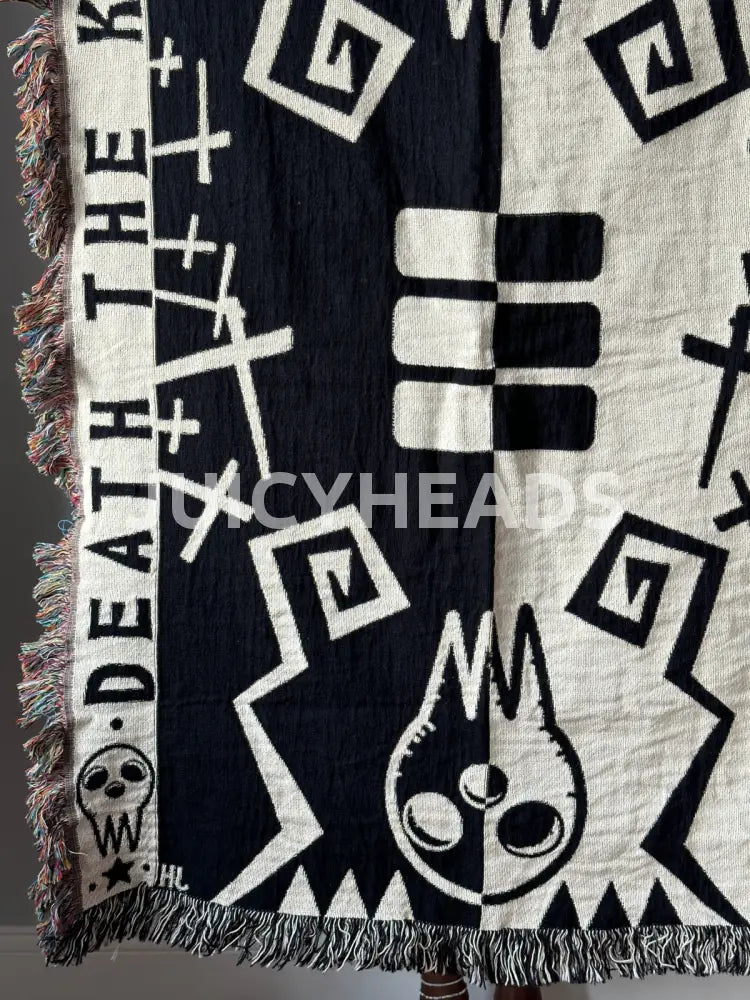 Death Kid Woven Blanket *Pre-Order* (Please Read Description Before Buying) Blankets