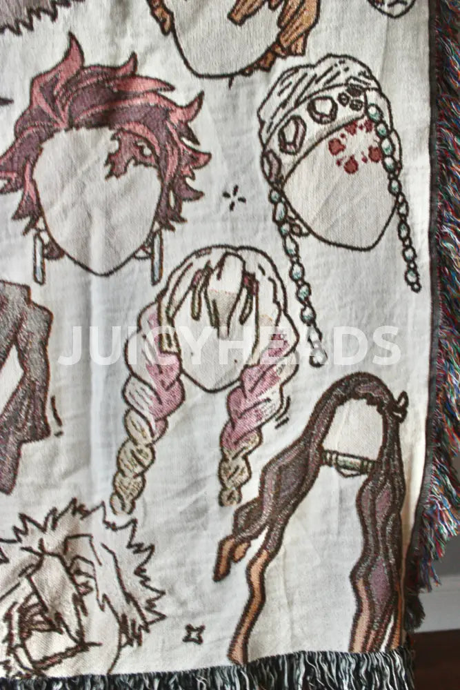 Demon Woven Blanket *Pre-Order* (Please Read Description Before Buying)