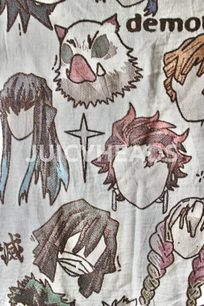 Demon Woven Blanket *Pre-Order* (Please Read Description Before Buying)