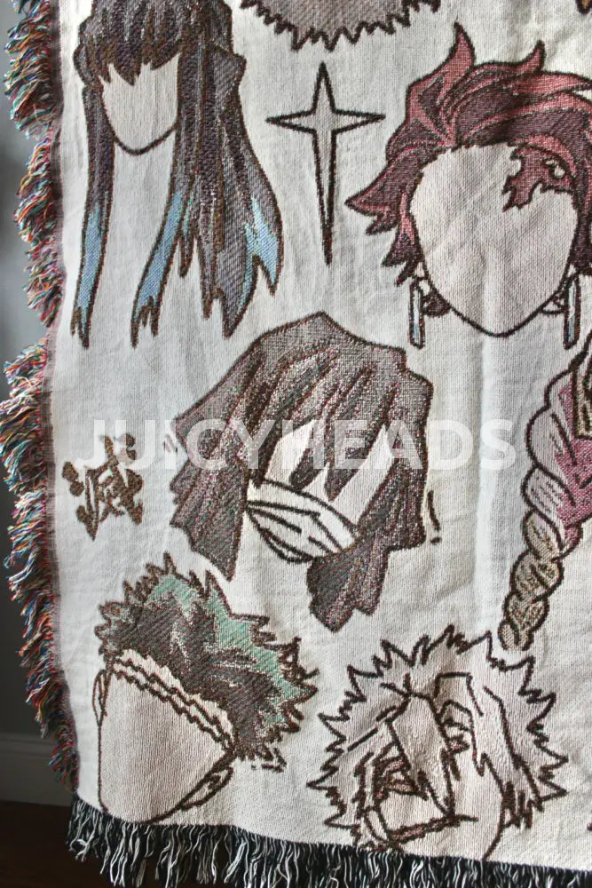 Demon Woven Blanket *Pre-Order* (Please Read Description Before Buying)