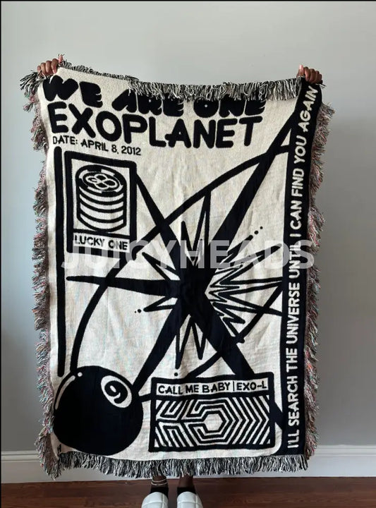 Exo Woven Blanket *Pre-Order* (Please Read Description Before Buying) Blankets
