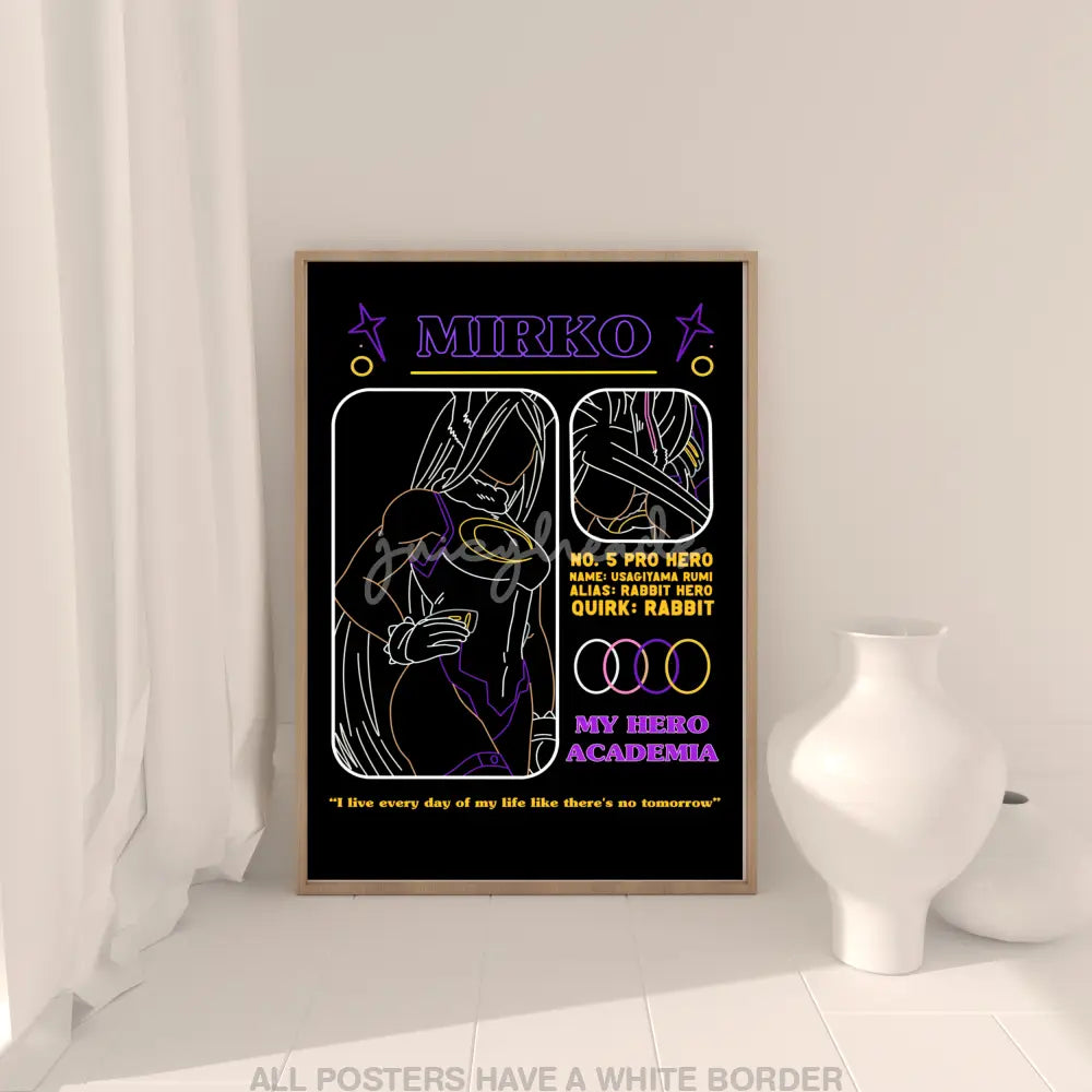 Hero Posters 4X6 / Bunny Prints & Visual Artwork