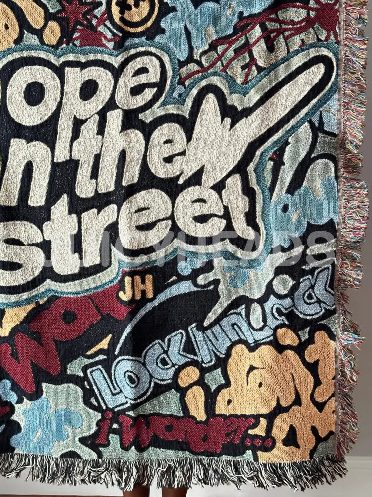 Hope On The Street Woven Blanket *Pre - Order* Blankets