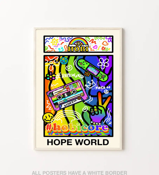 Hope World Poster Posters Prints & Visual Artwork