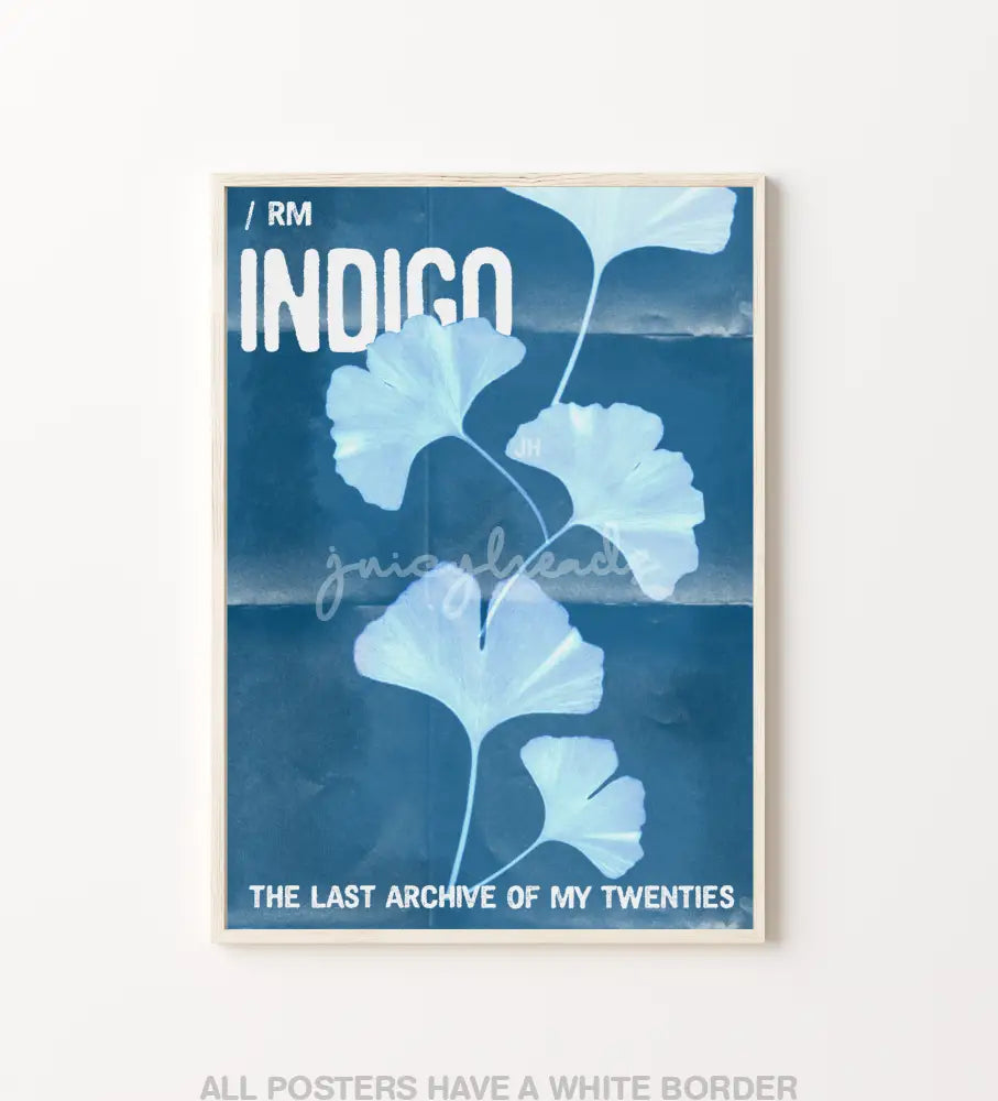 Indigo Poster Posters Prints & Visual Artwork