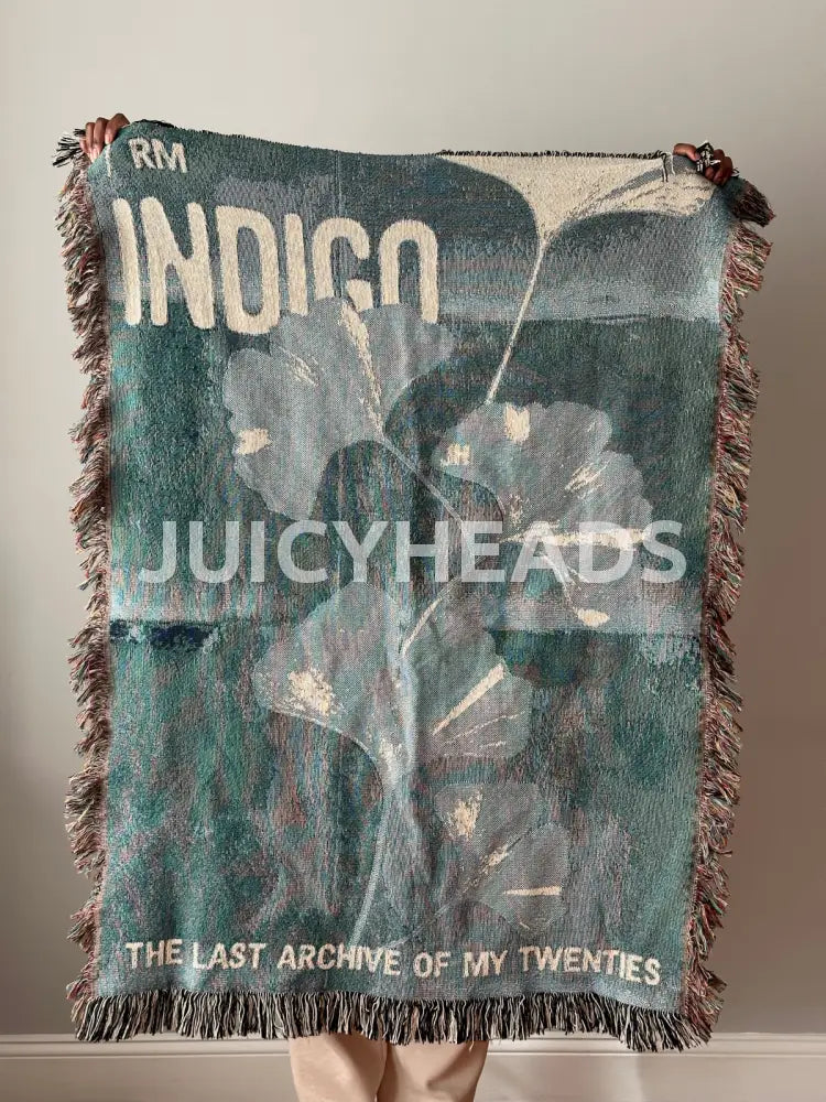 Indigo Woven Blanket *Pre-Order* (Please Read Description Before Buying) Blankets