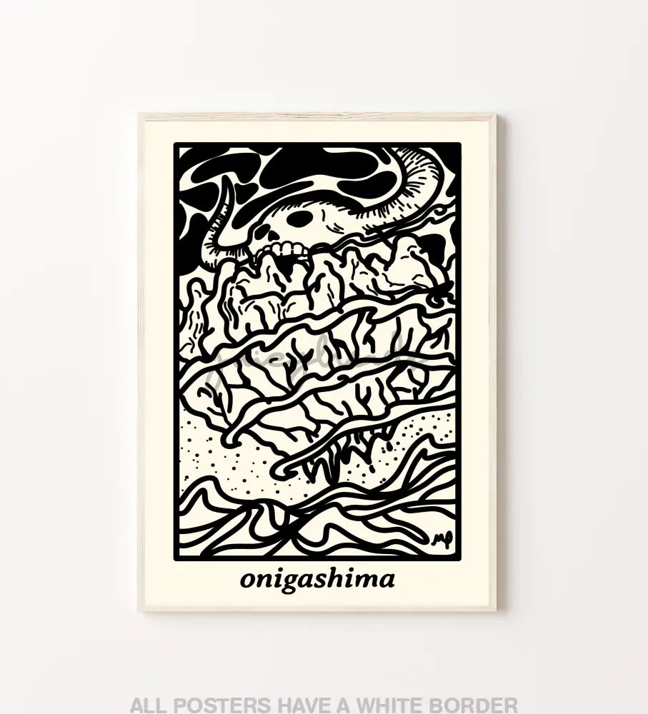 Op Island Poster 4X6 / Onigashima Posters Prints & Visual Artwork