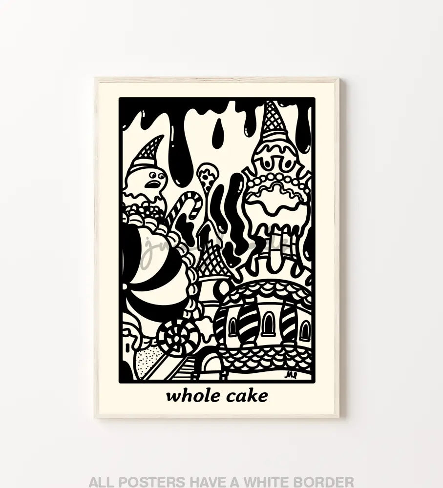 Op Island Poster 4X6 / Whole Cake Posters Prints & Visual Artwork