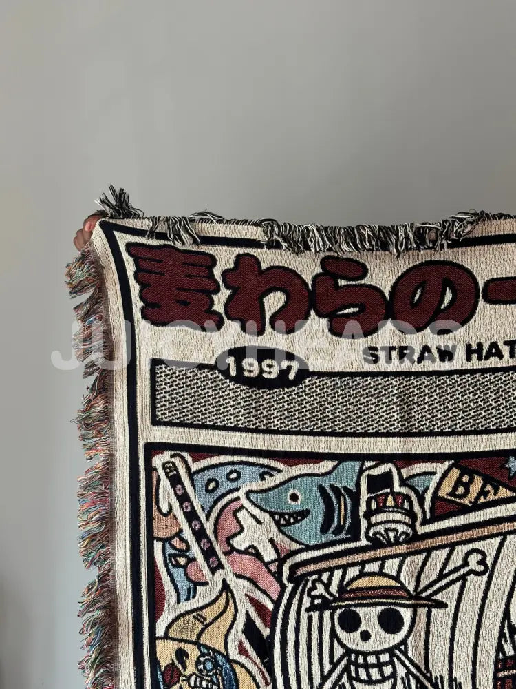 Pirate Ship Woven Blanket *Pre-Order* (Please Read Description Before Buying) Blankets