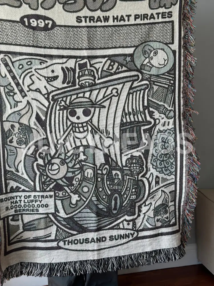 Pirate Ship Woven Blanket *Pre-Order* Blankets
