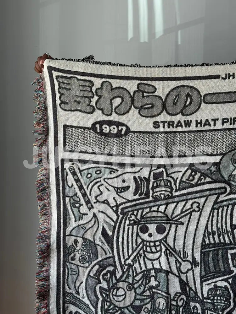 Pirate Ship Woven Blanket *Pre-Order* Blankets