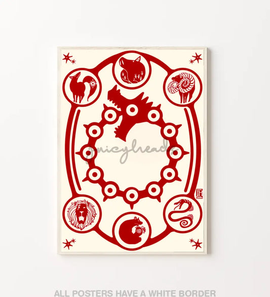 Seven Deadly Sins Poster Posters Prints & Visual Artwork