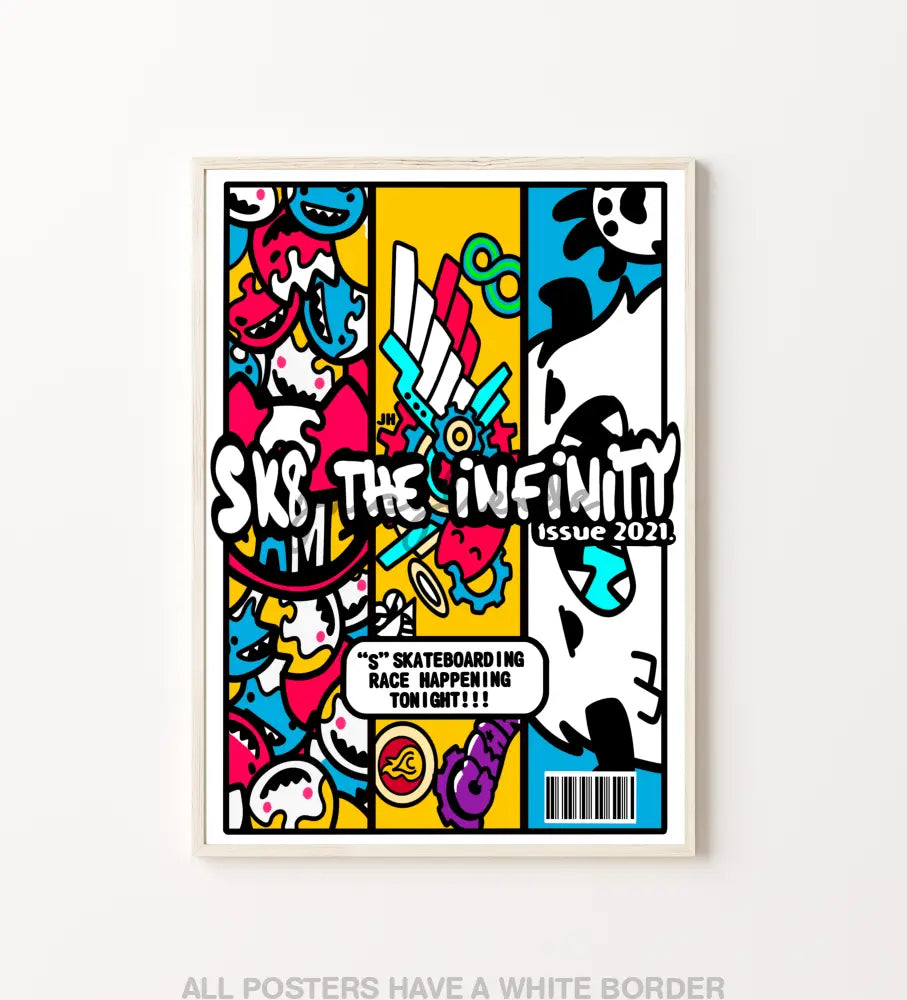 Sk8 Poster Posters Prints & Visual Artwork