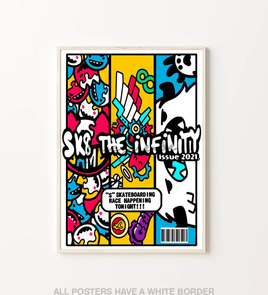 Sk8 Poster Posters Prints & Visual Artwork