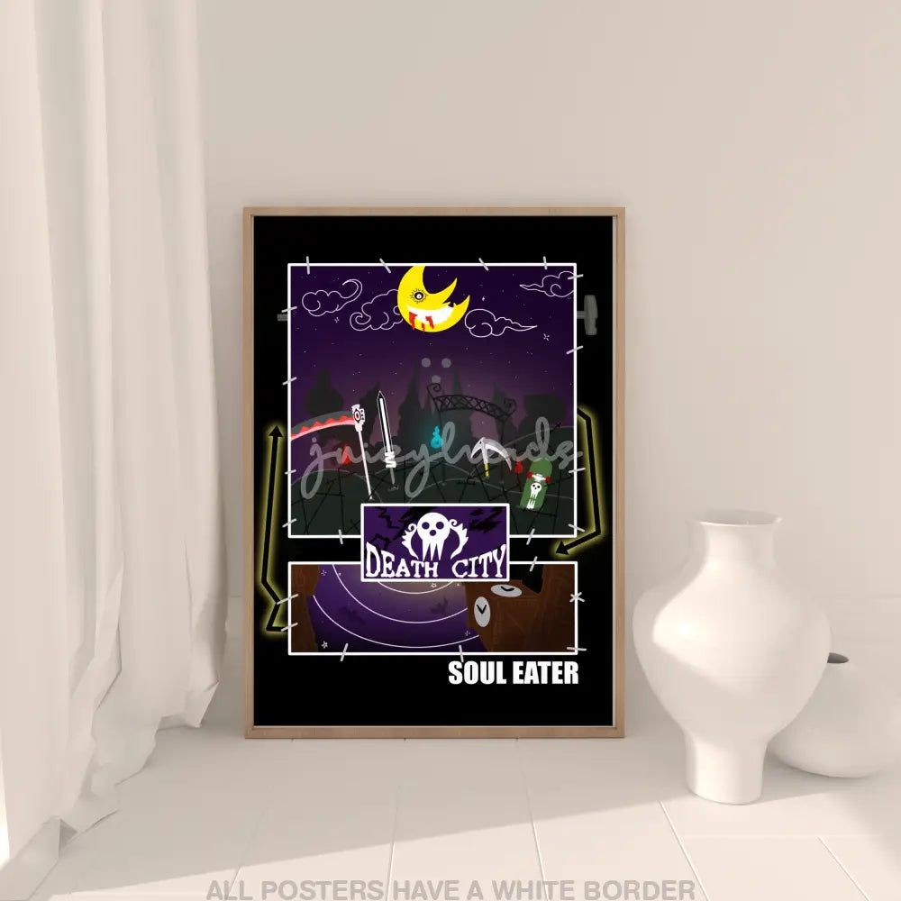 Soul Death City Poster Posters Prints & Visual Artwork