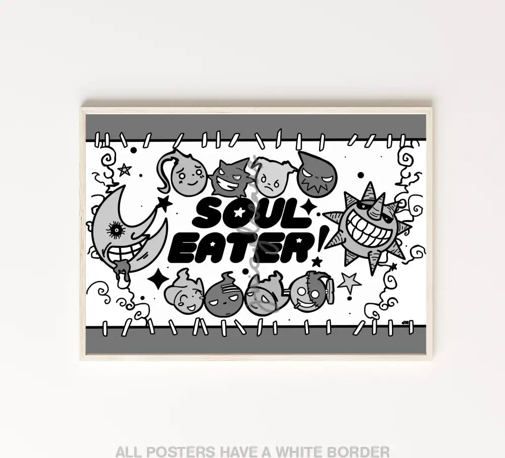 Soul Eater Poster Posters Prints & Visual Artwork