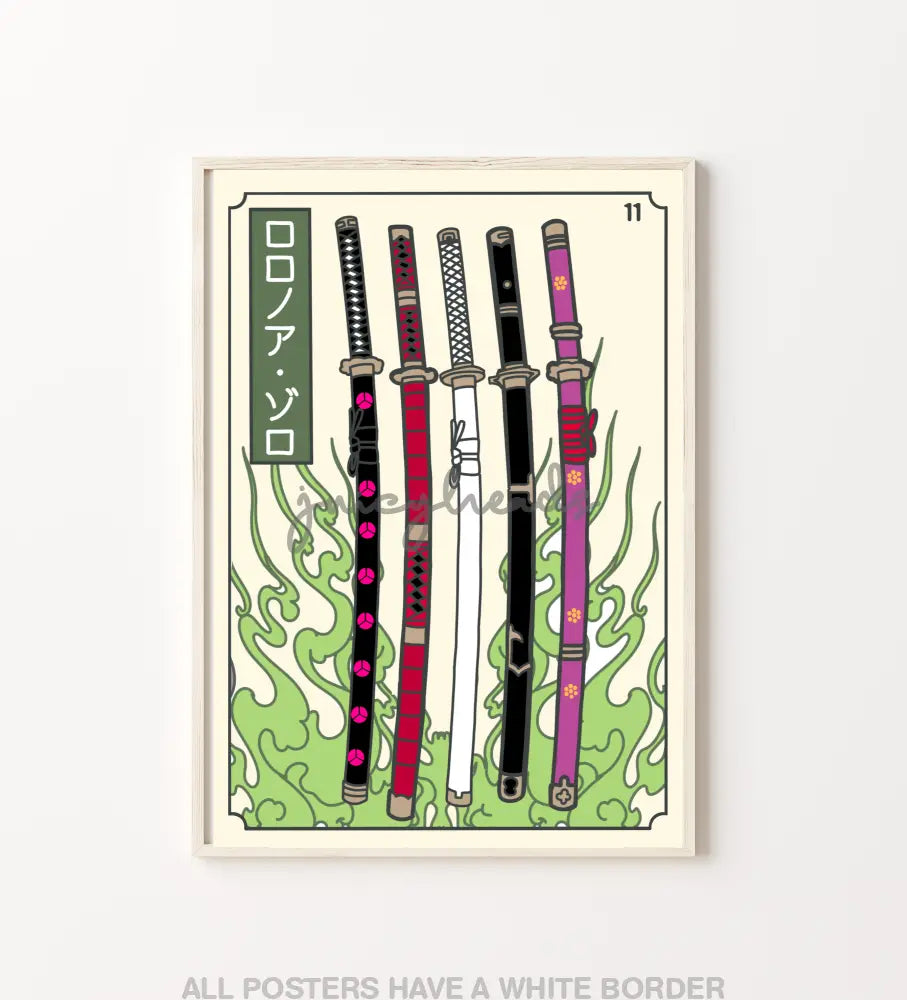 Swords Poster Posters Prints & Visual Artwork
