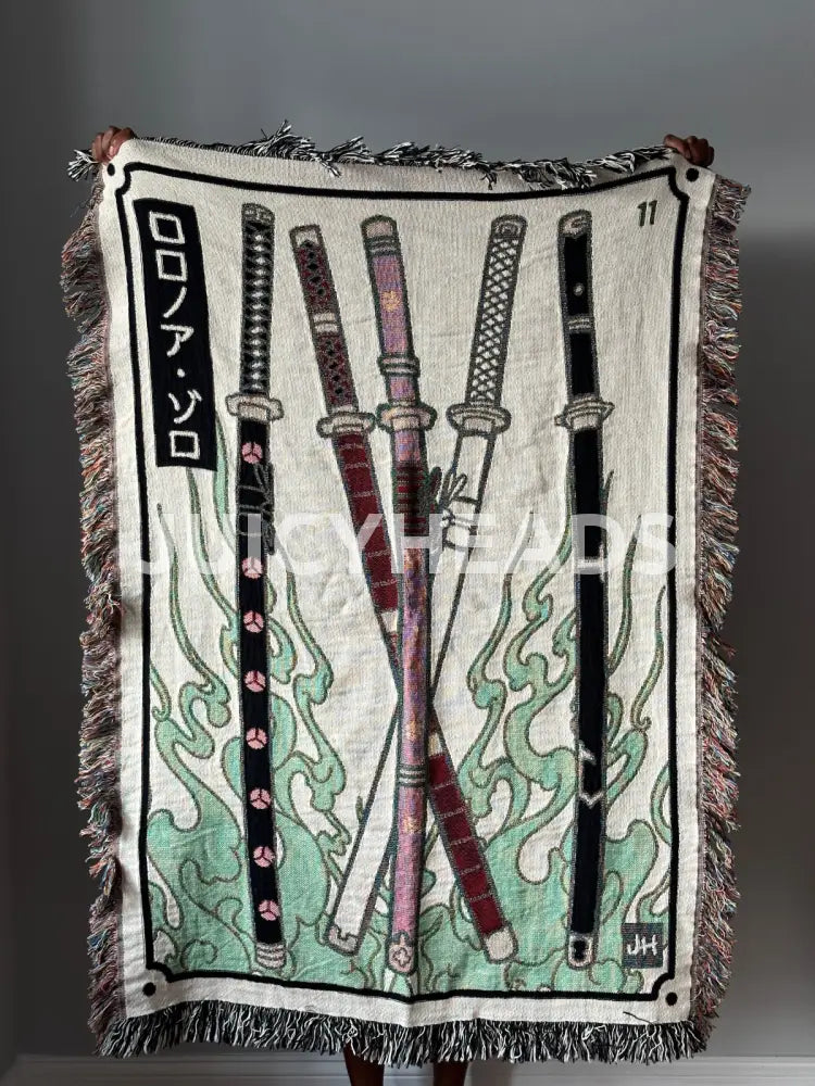Swords Woven Blanket *Pre-Order* (Please Read Description Before Buying) Blankets