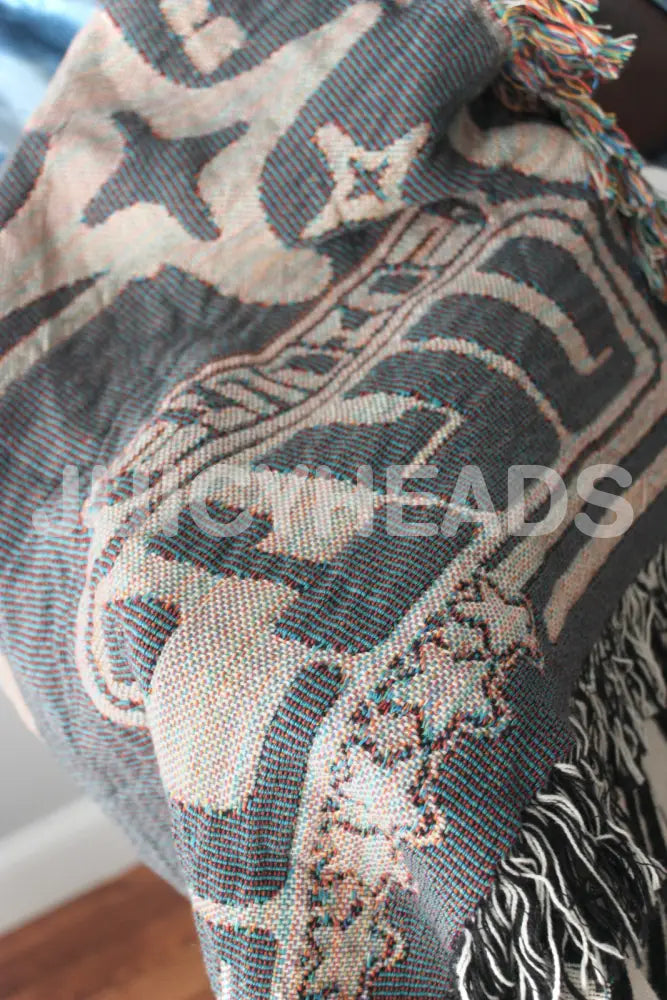 Abstract Faces Woven Blanket *Pre-Order* (Please Read Description Before Buying) Blankets