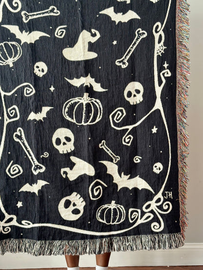 Halloween Woven Blanket *PRE-ORDER*