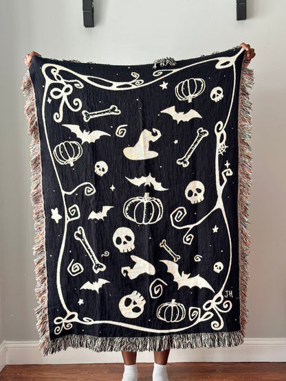 Halloween Woven Blanket *PRE-ORDER*