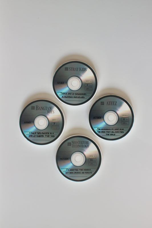 K-pop CD Coasters