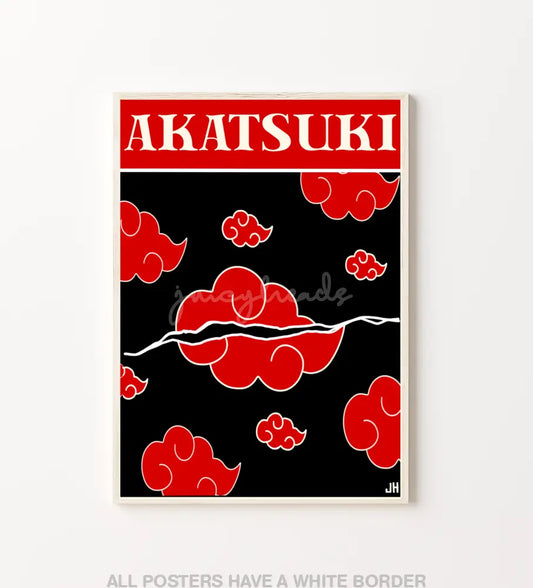 Akatsuki Poster Posters Prints & Visual Artwork