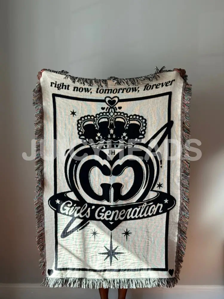 Girls Generation Woven Blanket *Pre-Order* Black 37’ X 52’ (Size 1) Blankets
